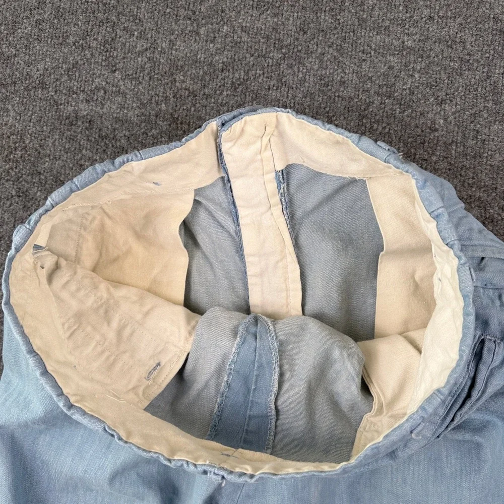 Vintage 50s Hercules Utility Pants Mens 32x32 Sail Cloth Drop Loop Gusset Chino